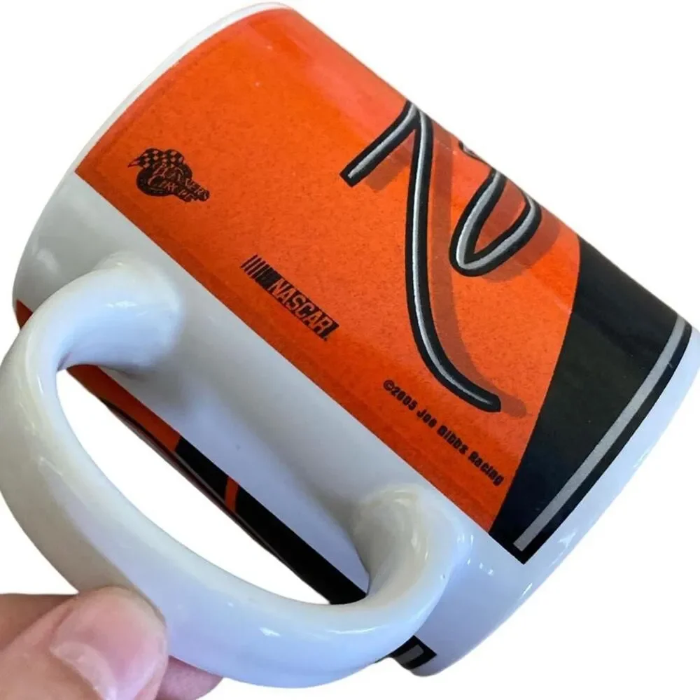 Nascar Orange and White Dinnerware